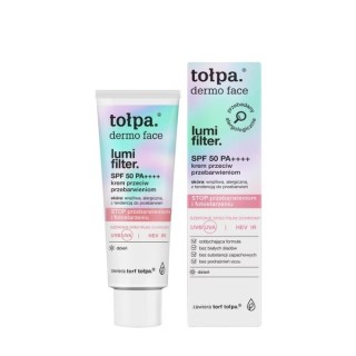 Tołpa Dermo Face Lumi Filter Krem przeciw przebarwieniom SPF 50 PA++++ 40 ml