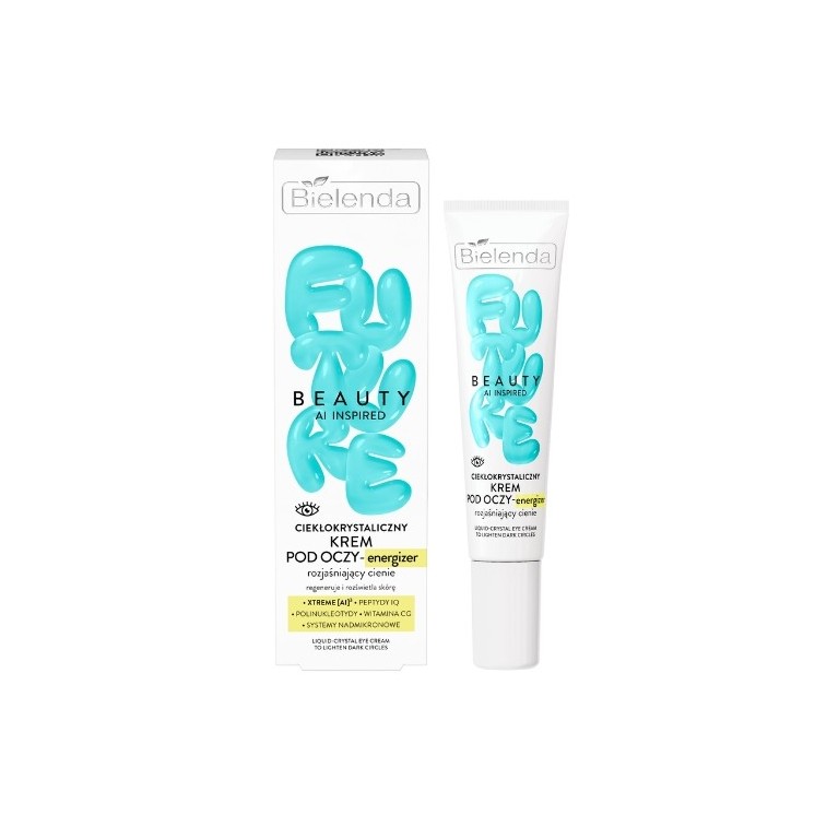 Bielenda FUTURE BEAUTY Flüssigkristall-Augencreme – Energizer, der Augenringe aufhellt, 15 ml