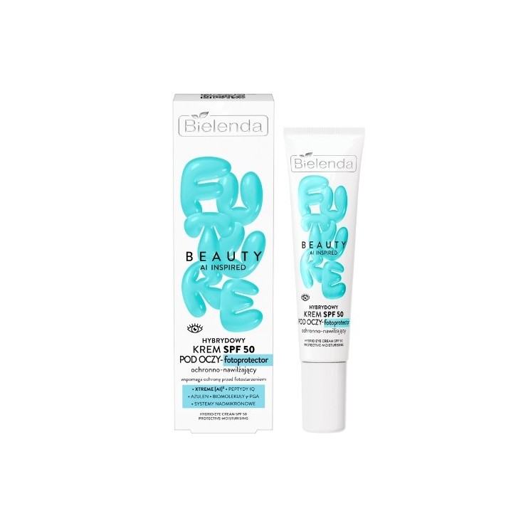 Bielenda FUTURE BEAUTY Гібридний крем - фотопротектор під очі SPF 50 захисно-зволожуючий 15 мл