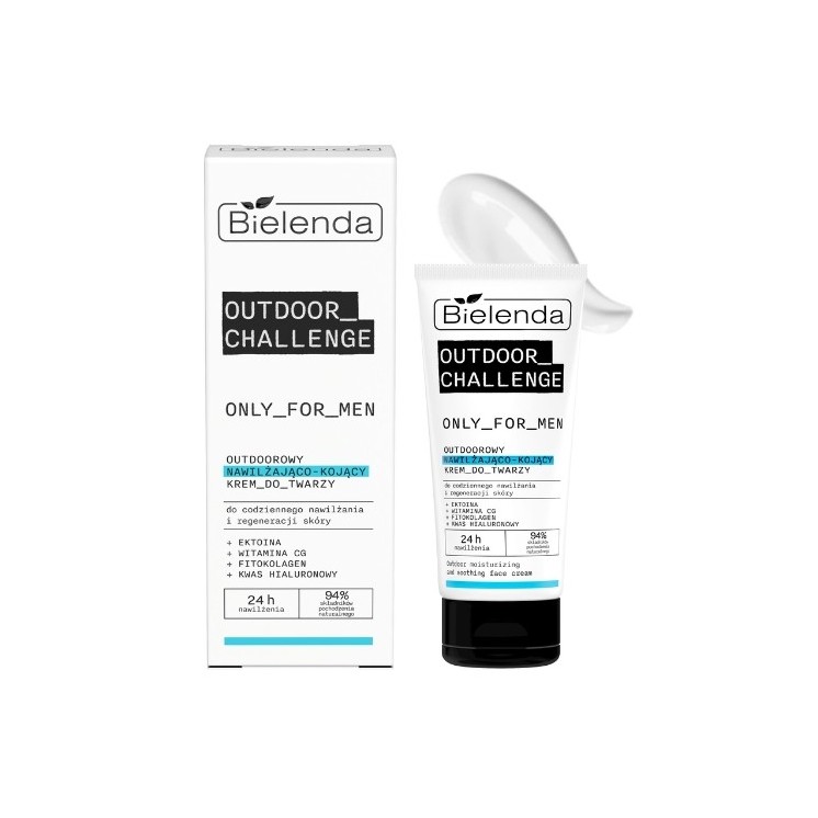 Bielenda Only For Men OUTDOOR CHALLENGE Feuchtigkeitsspendende und beruhigende Outdoor-Gesichtscreme 50 ml
