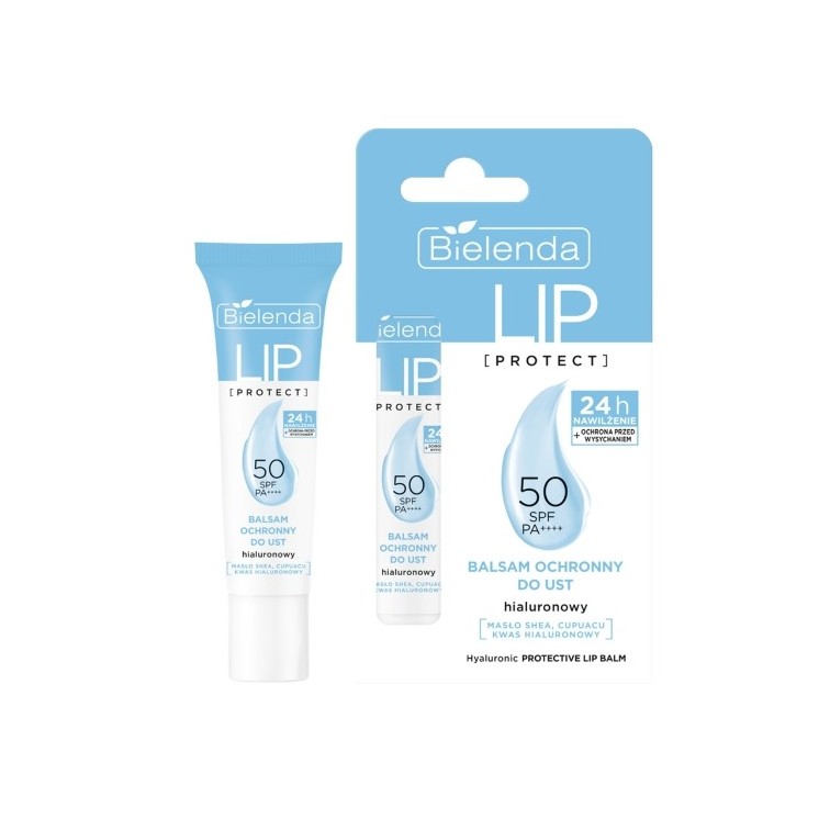 Bielenda LIP PROTECT Beschermende lippenbalsem SPF 50 hyaluronzuur 10 g