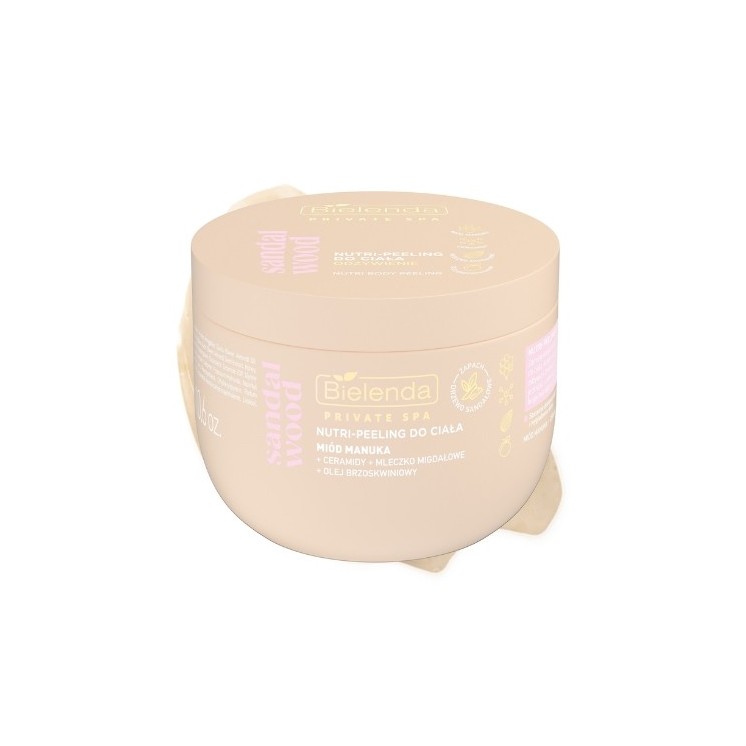 Bielenda PRIVATE SPA Nutri - живильний peeling для тіла з медом мануки Sandal Wood 300 мл