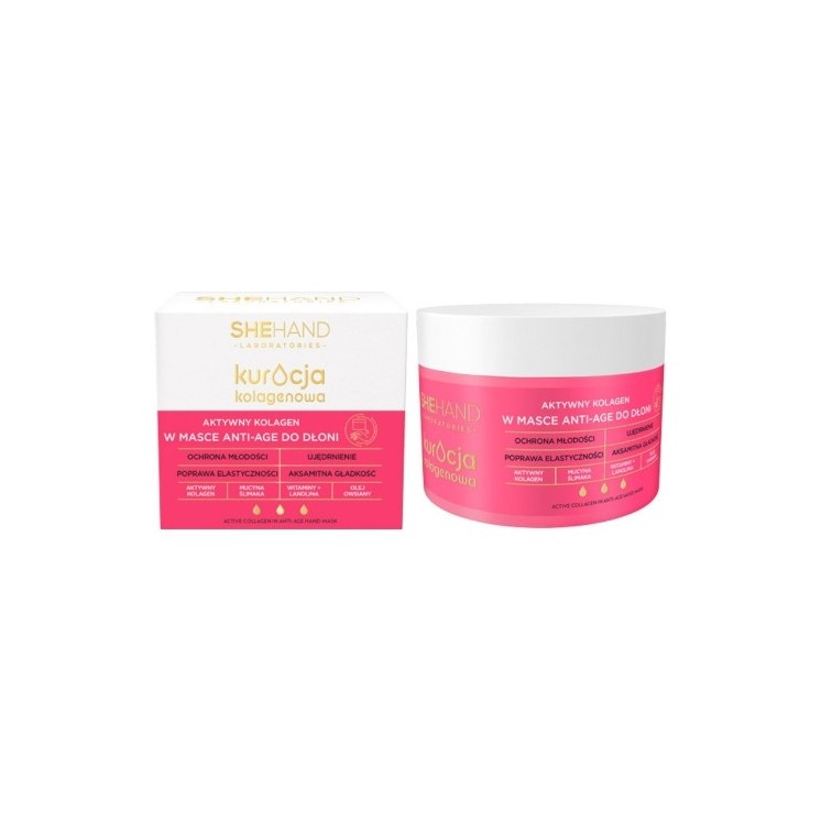 SheHand Collagen Treatment Actief collageen voor de handen in anti-age masker 80 g