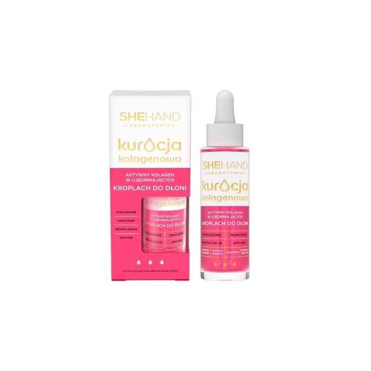 SheHand Collagen Treatment Actief collageen voor de handen in sterk verstevigende druppels 30 ml