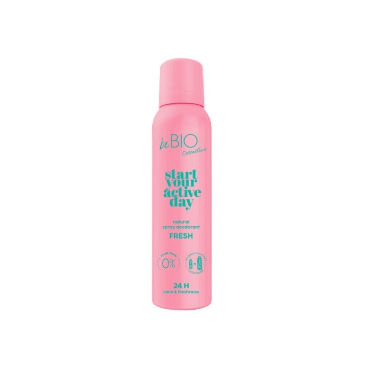 BeBio Beginnen Sie Ihren aktiven Tag. Natürliches Deodorantspray Fresh 125 ml