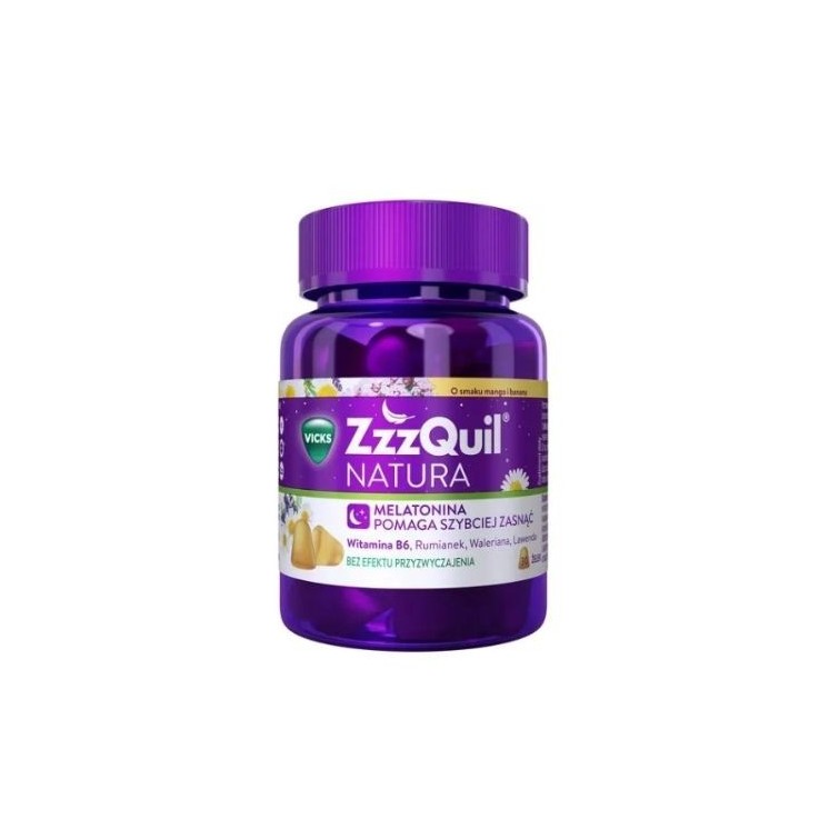 Zzzquil Natura o smaku mango i banana 30 sztuk