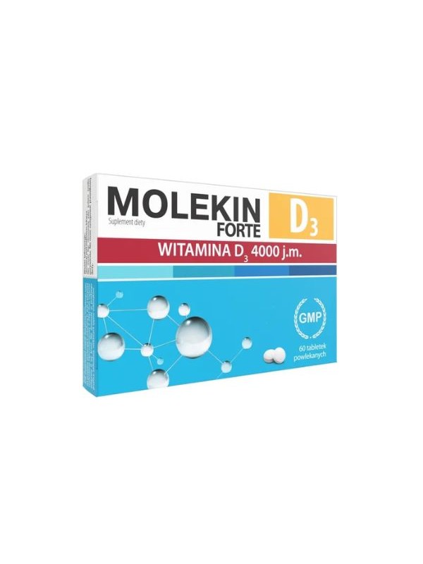 Molekin D3 Forte 60 tabletek