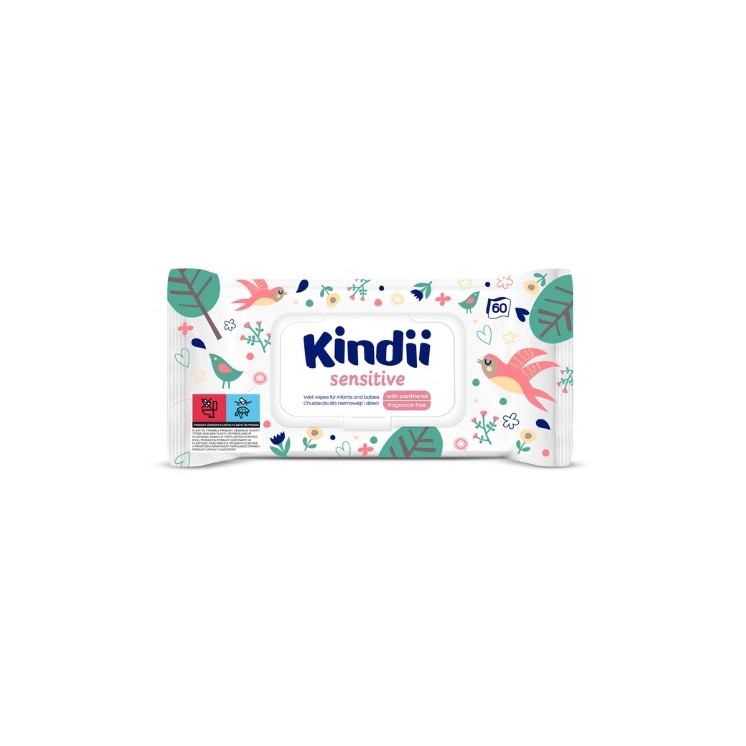 Kindii Sensitive Baby- en Kindreinigingsdoekjes 60 stuks