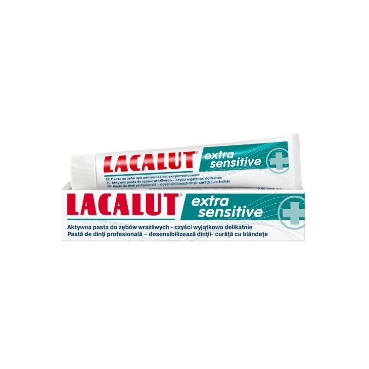 Зубна паста Lacalut Extra Sensitive 75 мл