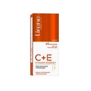 Lirene Ревіталізуючий крем-концентрат для обличчя C+E Vitamin Energy 40 мл