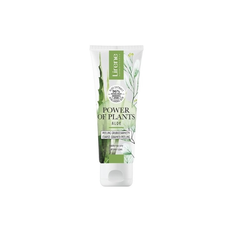 Lirene Power of Plants крупнозернистий peeling обличчя Алое 75 мл