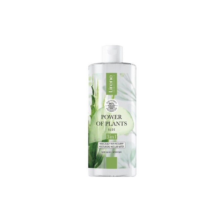 Lirene Power of Plants міцелярний флюїд 3в1 Алое 400 мл