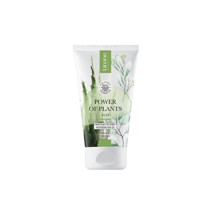 Гель для очищення обличчя Lirene Power of Plants Алое 150 мл