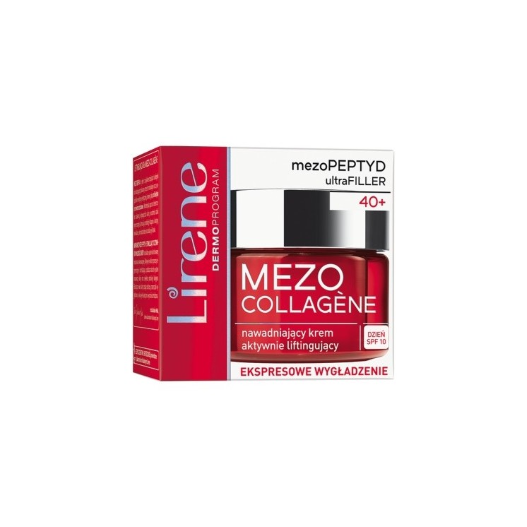 Lirene Mezo Collagene 40+ Hydraterende actief liftende dagcrème Express smoothing 50 ml