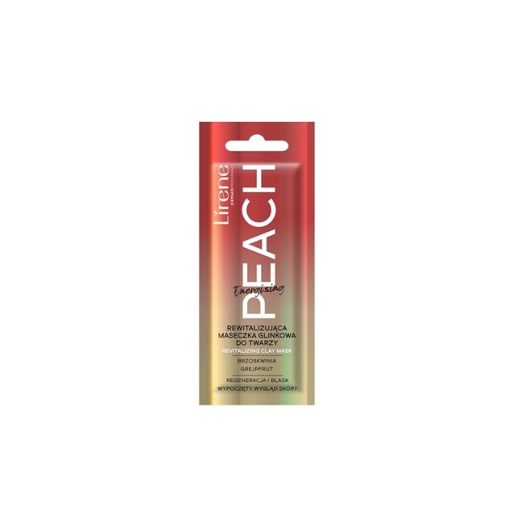 Відновлююча Peach маска для обличчя Lirene 6 мл