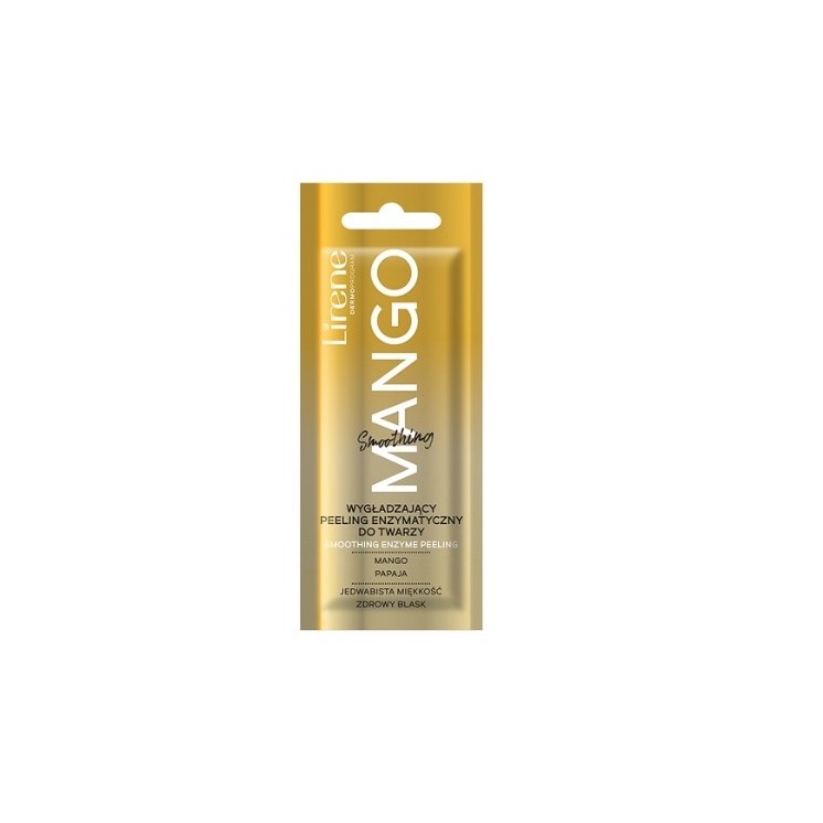 Езиматичний peeling для обличчя Lirene Smoothing Mango Papaya 6 мл