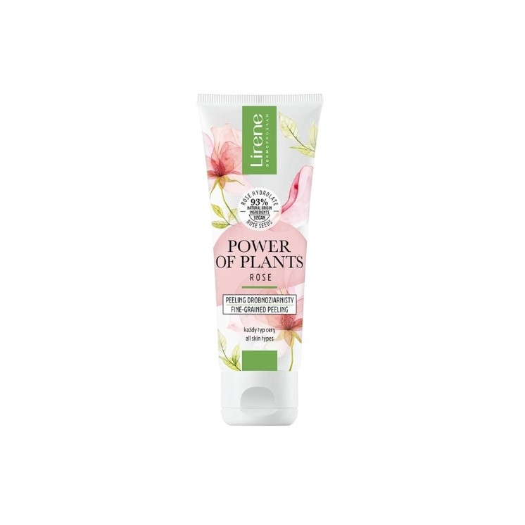 Lirene Power of Plants Rose Дрібнозернистий Peeling 75 мл