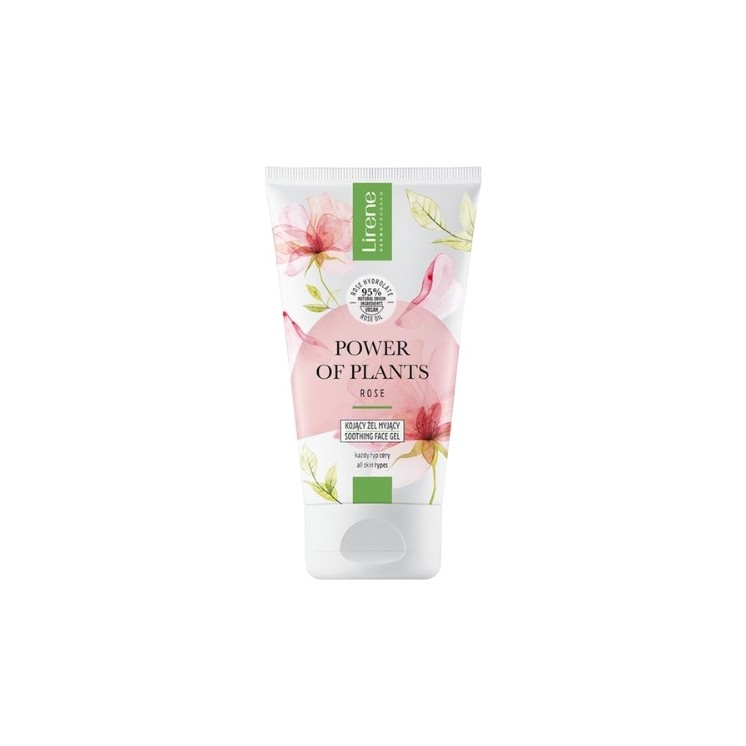 Заспокійливий очищаючий гель Lirene Power Of Plants Rose 150 мл