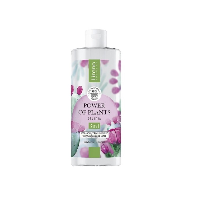 Lirene Power of Plants glättende Mizellenflüssigkeit Kaktusfeige 200 ml