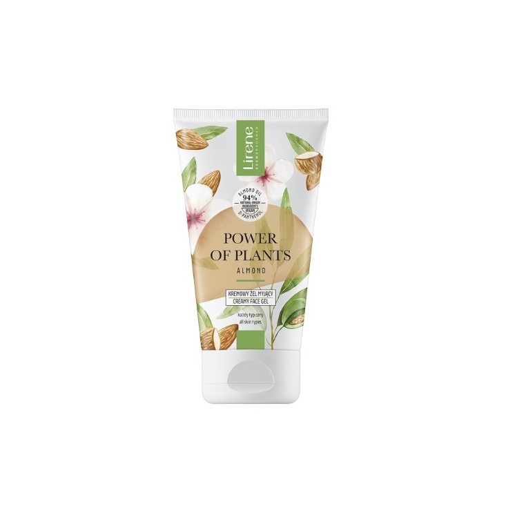 Lirene Power of Plants cremiges Gesichtsreinigungsgel Mandel 150 ml