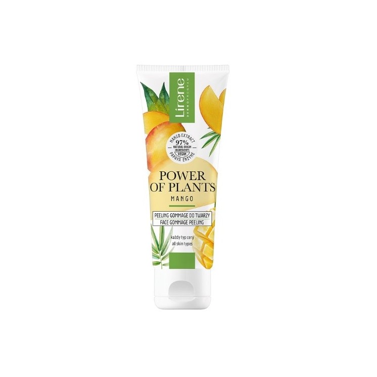 peeling для обличчя Lirene Power рослин Mango 75 мл