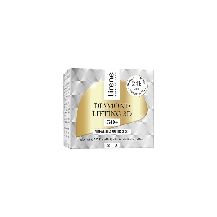 Lirene Diamond Lifitng 3D Anti-rimpel verstevigende crème 50+ 50 ml