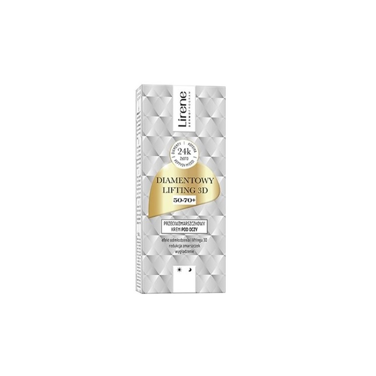 Lirene Diamond Lifting 3D Anti-rimpel oogcrème 15 ml