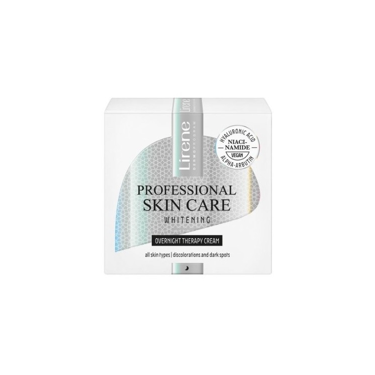Відбілюючий нічний крем для обличчя Lirene Professional Skin Care 50 мл