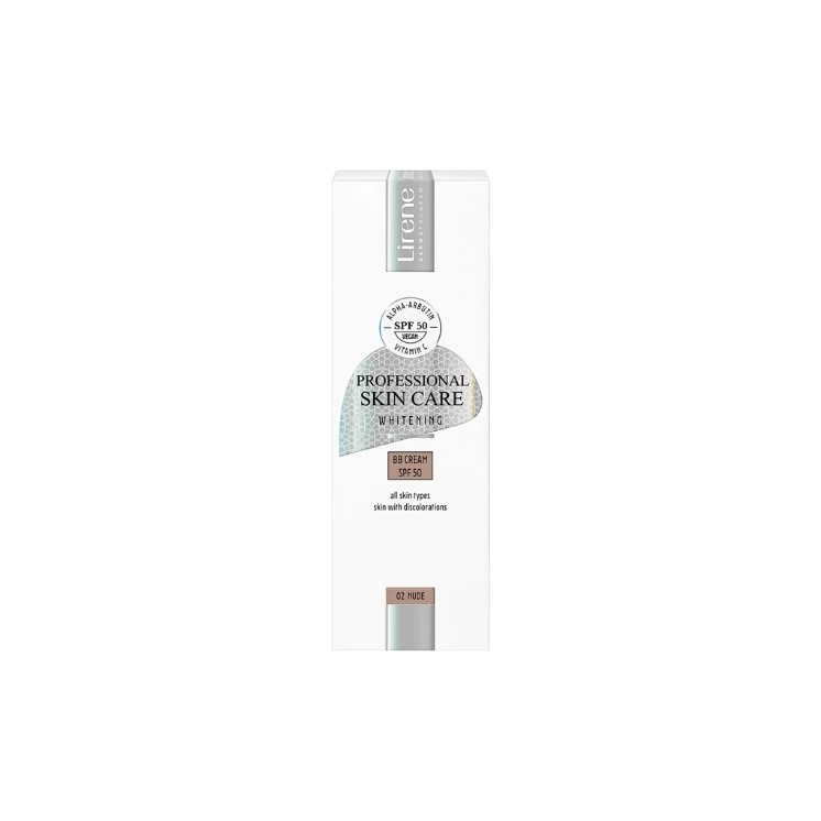 Lirene Professional Skin Care Mitening Feuchtigkeitsspendende BB-Creme SPF50 02 NUDE 30 ml