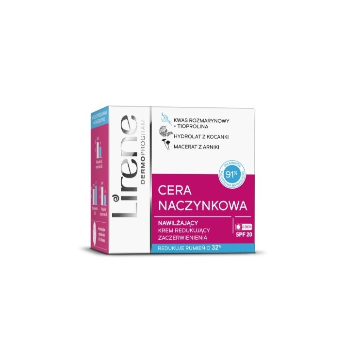 Lirene Capillary Skin Feuchtigkeitsspendende Gesichtscreme 50 ml