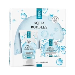 Подарунковий набір Lirene Aqua Bubbels Крем для обличчя 50 мл + гель для вмивання 150 мл
