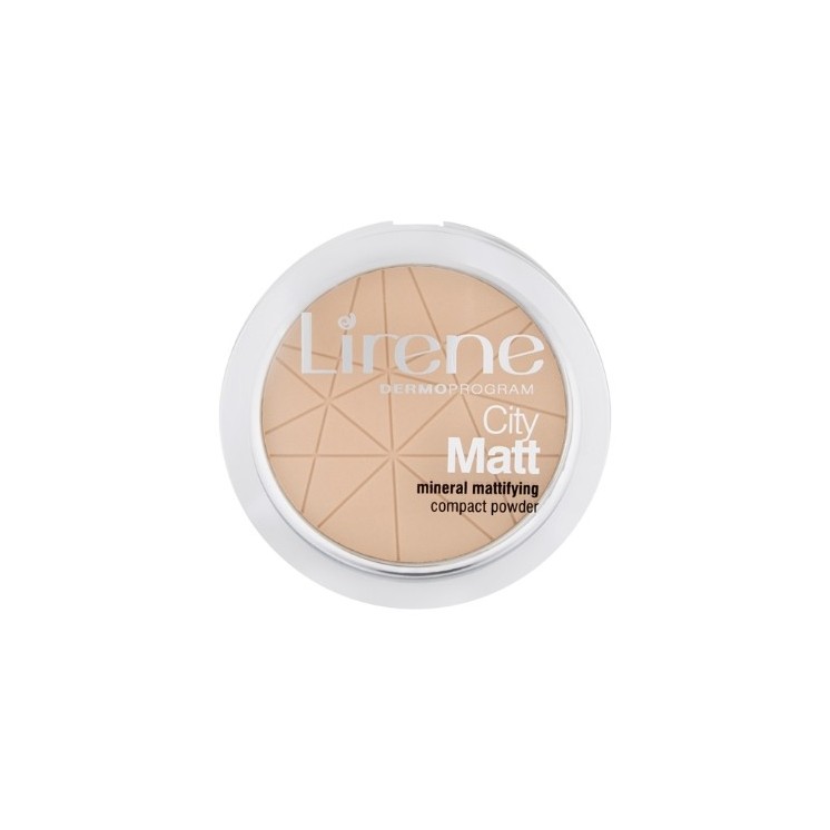 Lirene City Matt Mineral Mattifying Compact Powder minerale matterende poeder 01 Transparant 9 g