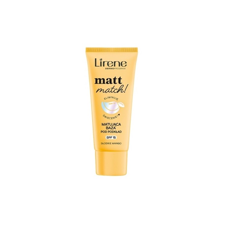 Lirene Matt Match! Матуюча тональна основа Sweet Mango 30 мл