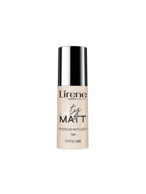 Lirene City Matt matująco-wygładzający Fluid do twarzy /208/ Toffee 30 ml