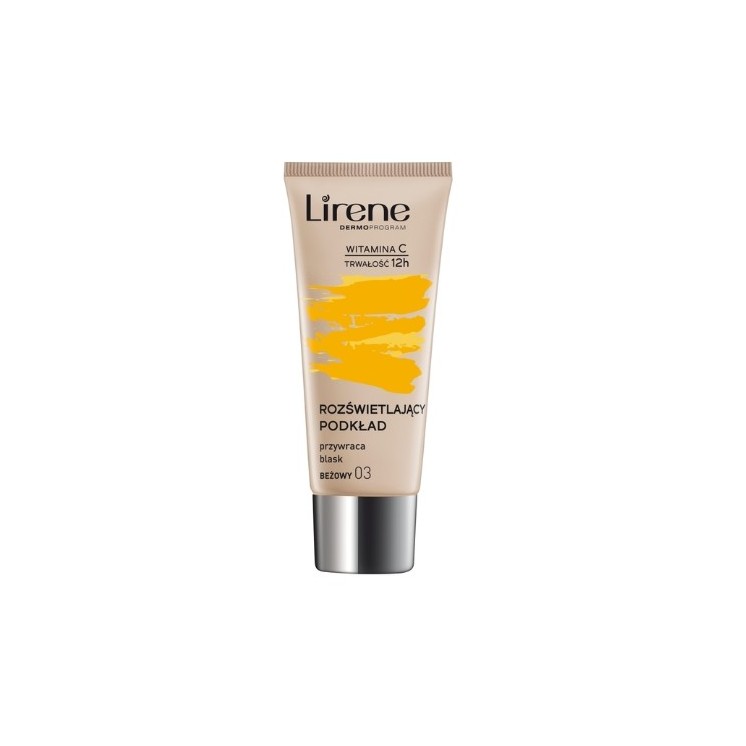 Lirene Освітлюючий тональний крем, що повертає шкірі сяйво 03 Beige 30 мл