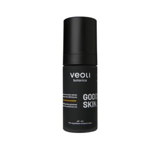 Освітлююча та заспокійлива сироватка для обличчя Veoli Botanica Goddess Skin з аскорбіновою кислотою 10% та EGCG 5 % 30 мл
