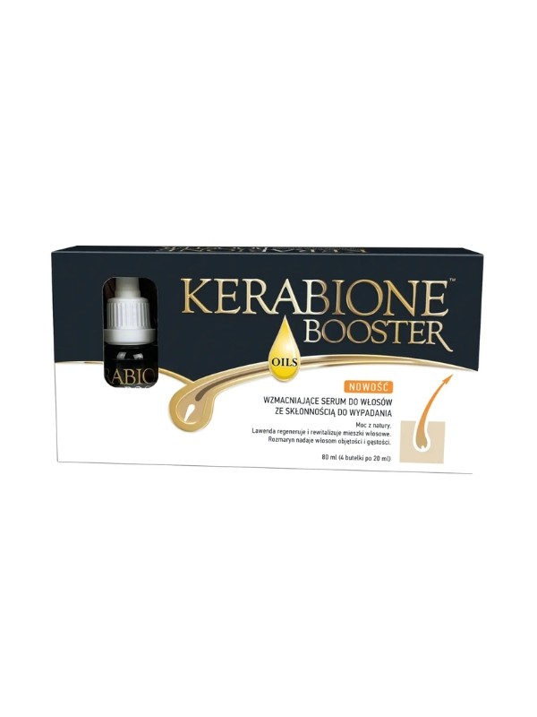 Kerabione Booster Oils Serum wzmacniające Serum do włosów 4 x 20 ml