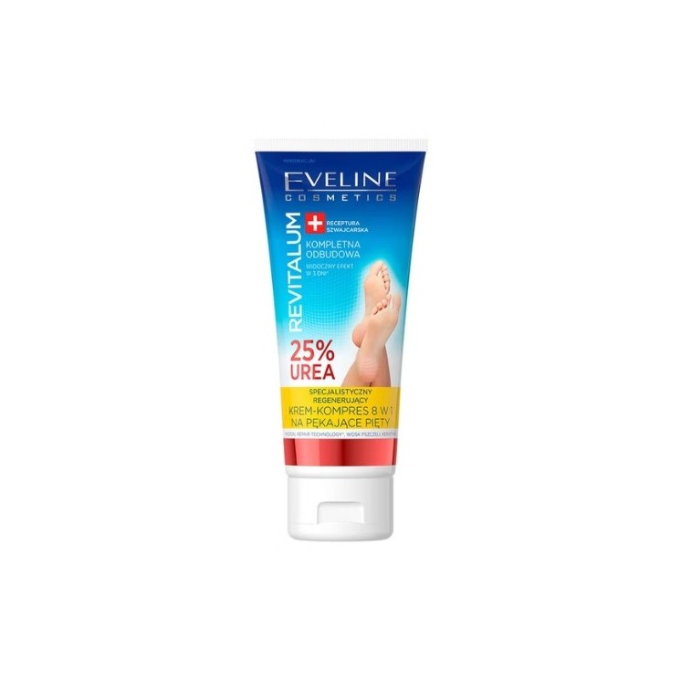 Eveline Revitalum 25% Urea Krem-kompres na pękające pięty 75 ml