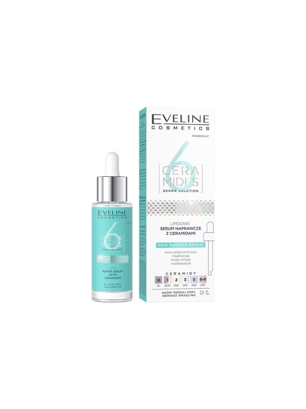 Eveline 6 CERAMIDES lipidowe Serum do twarzy naprawcze z ceramidami 30 ml