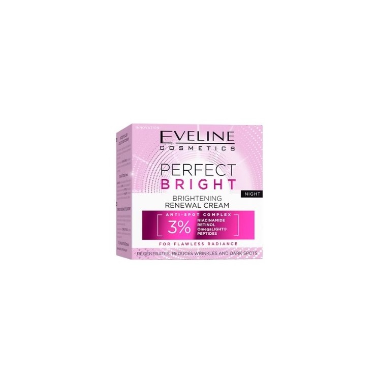 Eveline Perfect Bright Aufhellende und verjüngende Nachtgesichtscreme 50 ml