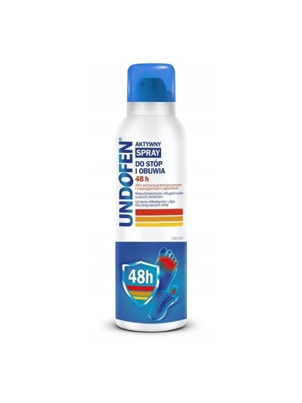 Undofen aktywny Spray do stóp i obuwia 48h 150 ml