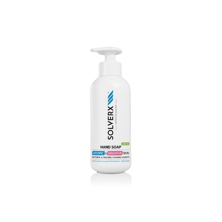 Рідке мило для рук Solverx Atopic & Sensitive Skin Lemon 250 мл