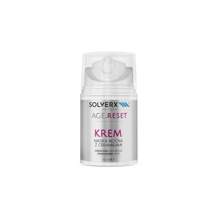 Нічна крем-маска для обличчя Solverx Age Reset 50 мл