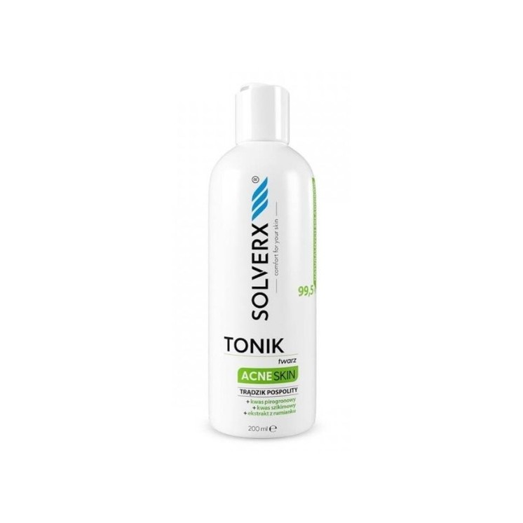 Тонік для обличчя Solverx Acne Skin 200 мл