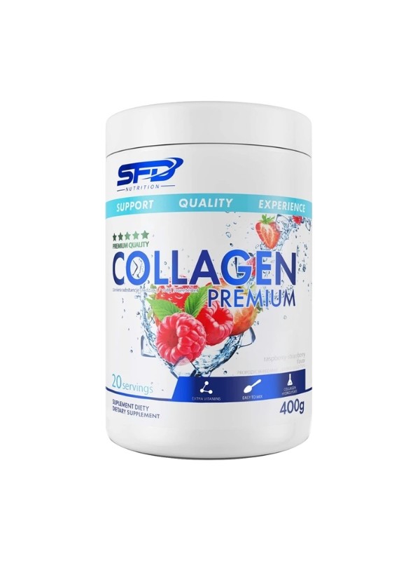 SFD Collagen Premium Malina & Truskawka 400 g