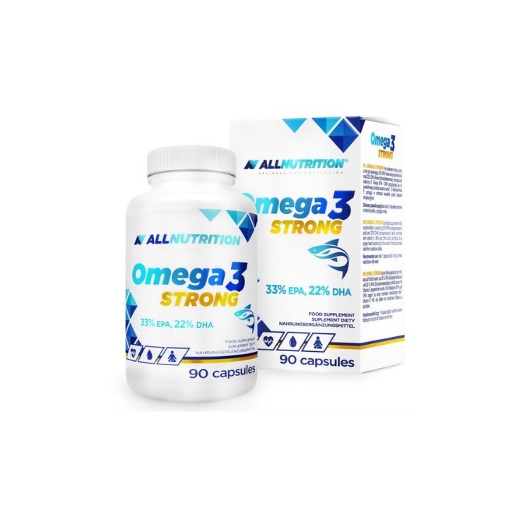 AllNutrition Omega 3 Strong 90 Kapseln