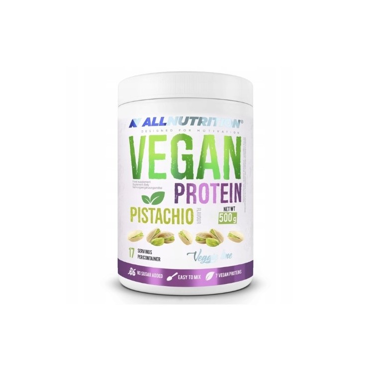 AllNutrition Vegan Protein Pistachio Веганський протеїн Fistachio без цукру 500 г