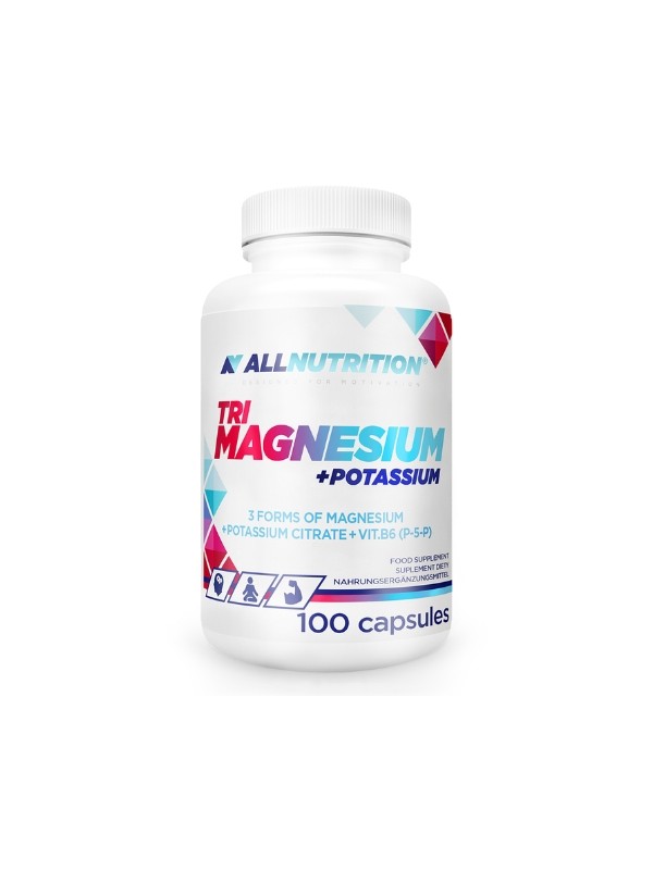 AllNutrition Tri Magnesium + Potassium 100 kapsułek