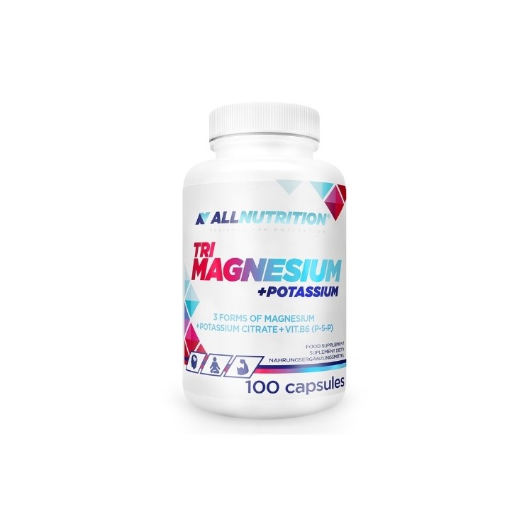 AllNutrition Tri Magnesium + Potassium 100 капсул