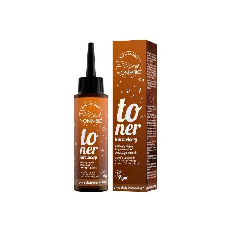 OnlyBio Hair in Balance Haartoner Karamell 100 ml